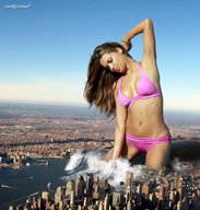 giantess collage city mega swimsuit destruction nikemd