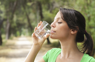 vore water brunette lips shrunken_men hand glass drink shrunken_man
