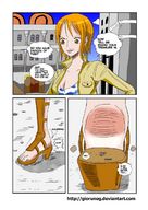 drawing giantess crush feet manga color nami barefoot high_heels soles anime insole one piece in_shoe story sandals foot_crush cruel rough_translation giorunog