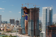 giantess crush collage feet city mega destruction barefoot finger brunette hand legs bus nikemd