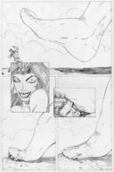 giantess crush feet monochrome barefoot blood marcos_snowbell shrunken_men foot_crush cruel guts
