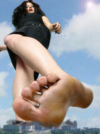 giantess crush feet city mega destruction point_of_view