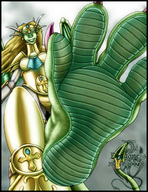 drawing giantess feet dragoness color soles anime low_angle smiling foot_crush dragonesslife point_of_view dragoness_nina