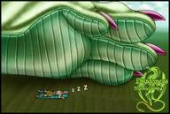drawing giantess feet sleeping color claws anime shrunken_men dragonesslife