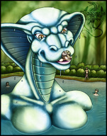 drawing giantess vore dragoness color anime shrunken_men dragonesslife reptile scalie