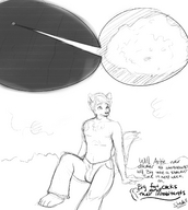 drawing micro furry monochrome shrunken_man sheela