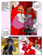 drawing insertion furry cat comic color tongue shrunken_man fox_girl silkysworld