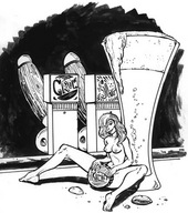 drawing nude monochrome shrunken_woman unknown_hand