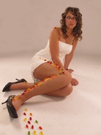 high_heels climbing legs funny food nose
