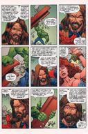 breasts drawing giantess sleeping comic color anime red_hair bondage unaware savage_dragon