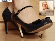 crush collage blonde high_heels shrunken_men point_of_view woman_worship