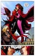 drawing gentle giantess mega blonde comic color anime superhero face cape cassie_lang stature marvel_comics scarlet_witch young_avengers wiccan