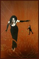 drawing black_hair color anime domination dress shrunken_men artistic