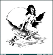 drawing giantess monochrome anime amazon tribal fantastic_nudes