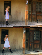 blonde boots shrunken_men funny lilipucien