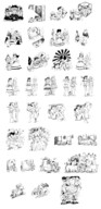 breasts drawing growth giantess comic monochrome destruction mario princess_peach butt_crush anime sequence outgrowing_building muscles bowser giantesses ripped_clothing princess_daisy
