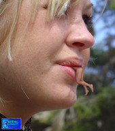 giantess vore blonde lips shrunken_men legs shrunken_man cruel buttman