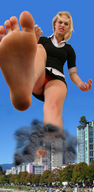 giantess mega foot_crush point_of_view