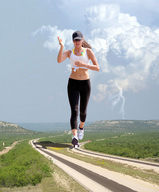 giantess collage landscape mega helicopter wonderslug workout highway vehicles sneakers athletic jogger spandex irina_shayk