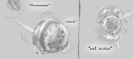 drawing giantess vore comic monochrome saliva anime pogojo lips luna lollipop luna_ruby raina stuck_to_foot