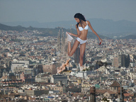 giantess crush city destruction shoes lingerie sneakers dark_skin
