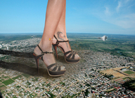 giantess crush feet mega destruction high_heels airplane accasbel