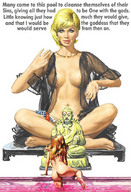 breasts drawing giantess nude color anime shrunken_woman vintage