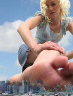 giantess crush collage feet city mega barefoot domination madeline