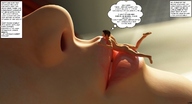 giantess bath story shrunken_men falling bathroom jessi_and_vicky tiny_mk digital_render