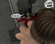 breasts giantess amazon point_of_view jetslasher digital_render