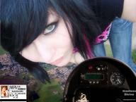 giantess mega jeans face airplane nose