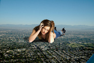 collage mega jeans brunette wonderslug boots airplane mountains sky closed_eyes prone suburbia elbows stoned