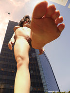 nude pussy feet city mega giantess_katelyn point_of_view microjb