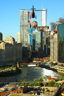giantess city blonde destruction handheld helicopter wonderslug hand face skyscraper chicago looking_at_helicopter audrina_patridge holding_vehicle