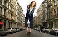 giantess collage city red_hair streets vehicles emma_watson cardigan looking_at_viewer docop