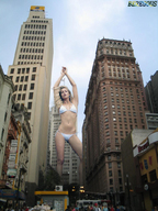 giantess collage city blonde swimsuit beregous ana_hickmann