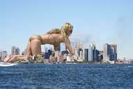 giantess collage city mega blonde swimsuit destruction water helicopter wonderslug crawling sunglasses boats amanda_harrington