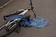 breasts collage nude black_hair shrunken_woman bike shrinking_out_of_clothes