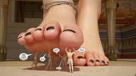 toes barefoot soles story foot_crush punishment pedicure ankle_bracelet imminent_crush tiny_mk digital_render