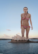 giantess swimsuit sunset keira_knightley sydney docop opera_house