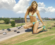 gentle giantess blonde swimsuit traffic wonderslug legs lightning melissa_giraldo