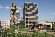 gentle giantess brunette wonderslug hand legs skyscraper melissa_giraldo