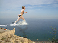 giantess collage mega swimsuit water ocean brunette wonderslug yvonne_strahovski