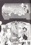 drawing growth giantess manga monochrome anime neon_genesis_evangelion doujin misato_katsuragi