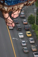 giantess crush feet cars traffic sandals point_of_view