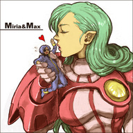 giantess macross max milla robotech kissing