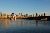 giantess collage city mega swimsuit swim lake