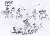 drawing giantess furry city monochrome destruction canine vehicles