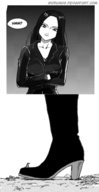 drawing monochrome clothed playful boots animation giorunog panels