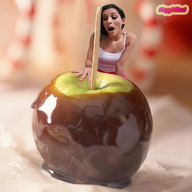 collage shrunken_woman tinygirllost touching candy_apple